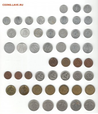 Монеты ГДР и ФРГ регулярного чекана. Фикс цены. - Монеты ФРГ и ГДР 1