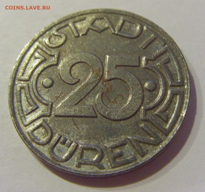Нотгельд 25 пфеннигов 1919 Дюрен №1 26.05.2019 22:00 МСК - CIMG1462.JPG