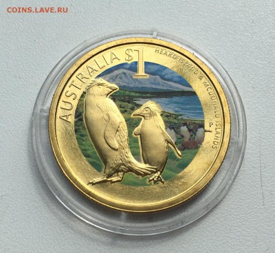 Австралия 1$ доллар 2010 Королевский Пингвин Фауна - IMG_3662.JPG