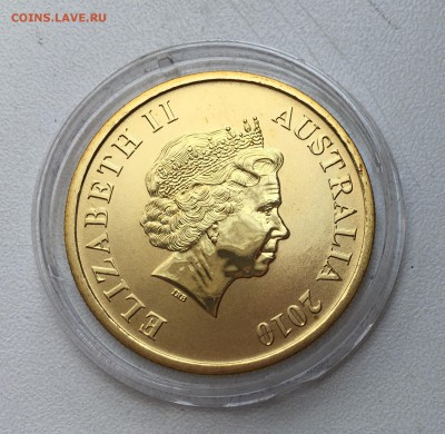 Австралия 1$ доллар 2010 Большой Барьерный риф Черепаха - IMG_3705.JPG