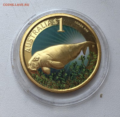 Австралия 1$ доллар 2010 Морская корова Дюгонь Животные Фаун - IMG_3745.JPG