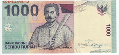 ИНДОНЕЗИЯ - 1000 рупий 2011 г. пресс до 26.05 в 22.00 - IMG_20190520_0005