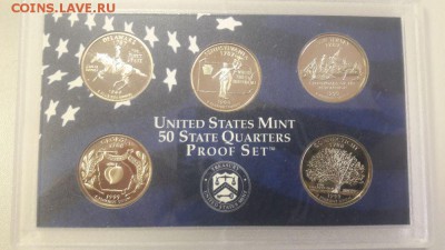 Полный к-кт пруф сетов Штаты и территории(56монет), до 26.05 - ЧА Штаты 1999-1