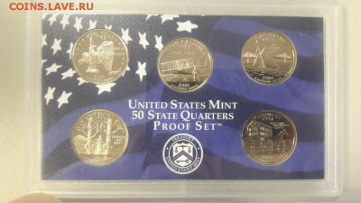 Полный к-кт пруф сетов Штаты и территории(56монет), до 26.05 - ЧА Штаты 2001-1