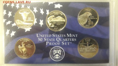 Полный к-кт пруф сетов Штаты и территории(56монет), до 26.05 - ЧА Штаты 2007-1