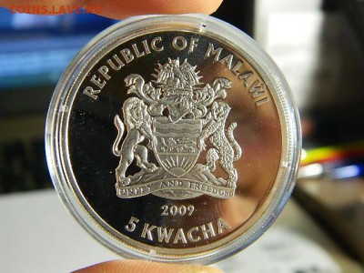 Малави 5 квача 2009г. Посеребренная медь. - DSCN1542.JPG