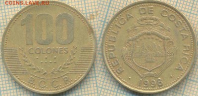 Коста-Рика 100 колонов 1998 г., до 26.05.2019 г. 22.00 по Мо - Коста-Рика 100 колонов 1998  5522