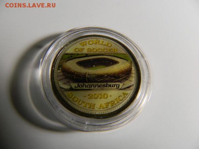 ЮАР набор 10 монет 5 ранд 2010 Стадионы биметалл эмальРЕДКИЙ - DSCN1537.JPG