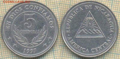 Никарагуа 5 кордоба 1997 г., до 27.05.2019 г. 22.00 по Москв - Никарагуа 5 кордоба 1997  5938
