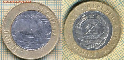 Мозамбик 10000 метикалей 2003 г., до 27.05.2019 г. 22.00 по - Мозамбик 10000 мет 2003  5948