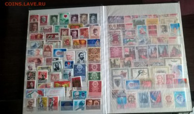 Кляссер с марками СССР примерно 500шт - 4б