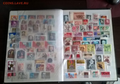 Кляссер с марками СССР примерно 500шт - 4в