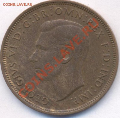 Великобритания пенни 1938 г.До 29.06.11 г. 22-00 МСК. - Пенни 38.1