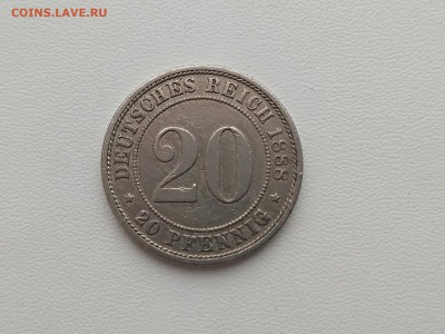 ГЕРМАНСКАЯ ИМПЕРИЯ,20 пфеннигов 1888Е до 25.05.2019 - IMG_20190522_091836