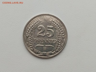 ГЕРМАНСКАЯ ИМПЕРИЯ,25 пфеннигов 1909F до 25.05.2019г - IMG_20190522_091747