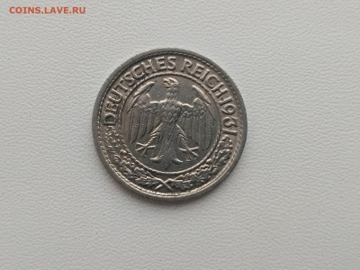 ВЕЙМАР,50 пфеннигов 1931А(никель)до 25.05.2019 - IMG_20190522_090846