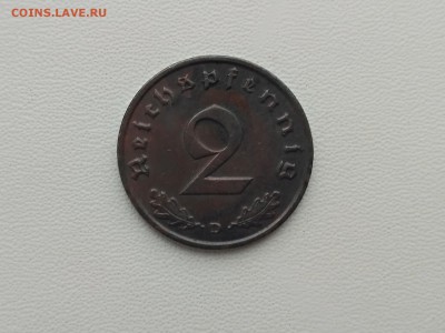 ГЕРМАНИЯ,2 рейхспфеннига 1937D (бронза)до 25.05.2019г - IMG_20190522_090808