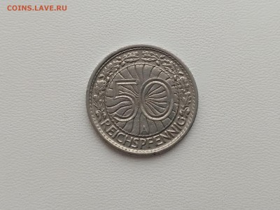 ВЕЙМАР,50 пфеннигов 1928А(никель)до 25.05.2019г - IMG_20190522_090857