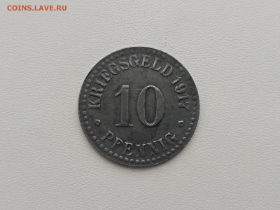 CASSEL,10 пфеннигов 1917г(нотгельд)до 25.05.2019г - IMG_20190522_091141