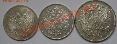 Финляндия 25 пенни 1916г,1917г и 50 пенни 1915г - фин1