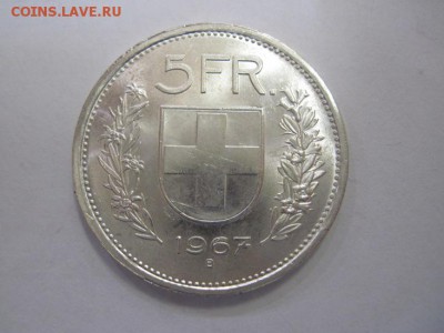 5 франков Швейцария 1967 до 25.05.19 - IMG_4145.JPG