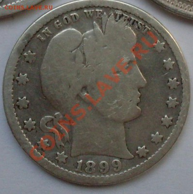 25 центов США 1899г - сша2