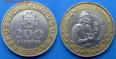 Португалия - 200 эскудо 1992 года (БИМ) до 28.05 - Португалия 200 эскудо 1992