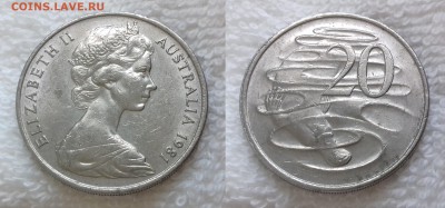 АВСТРАЛИЯ 20 центов 1981 до 25.05 22:00 мск	Сообщение - АВСТРАЛИЯ 20 центов 1981 20190503_1227