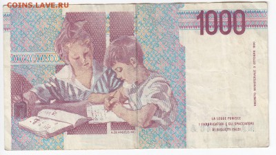 ИТАЛИЯ - 1000 ЛИР 1990 г. до 29.05 в 22.00 - IMG_20190523_0002