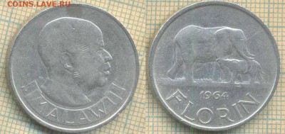 Малави 1 флорин 1964 г., до 29.05.2019 г. 22.00 по Москве - Малави флорин 1964  6065