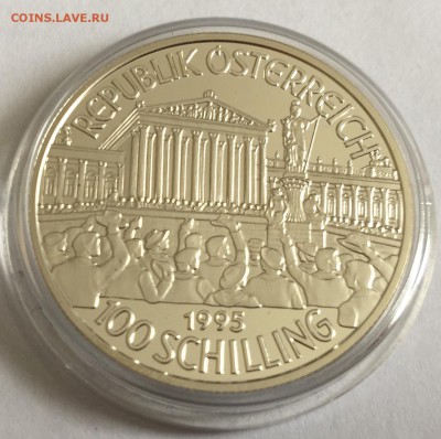 Австрия 100 шиллингов 1995г Первая республика, до 30.05.19г - IMG_7388