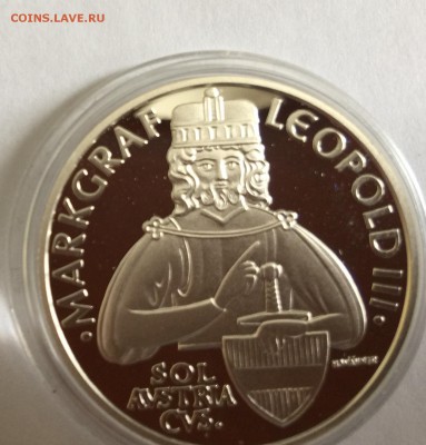 Австрия 100 шиллингов 1996г Леопольд III, до 30.05.19г - IMG_7395