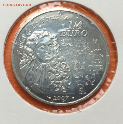 Франция ¼ евро 2007г. Год Свиньи, до 30.05.19г - IMG_8132