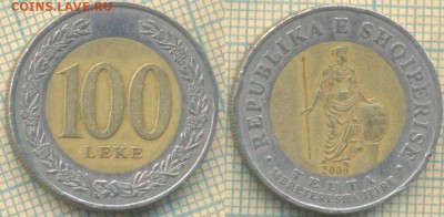 Албания 100 леке 2000 г., до 30.05.2019 г. 22.00 по Москве - Албания 100 леке 2000  6100