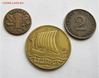 ЭСТОНИЯ 12 монет 1929-2008 Довоенные и доЕвровые. ОЦЕНКА. - 003.JPG