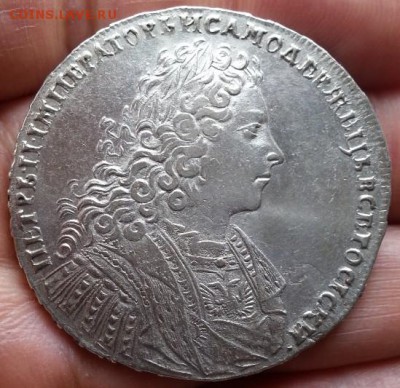 Рубль 1728 Петр II - ам44кк