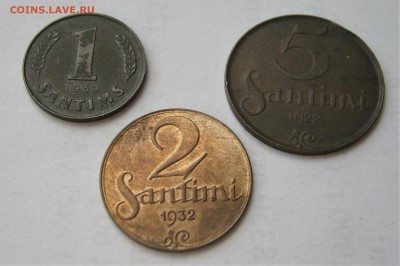 ЛАТВИЯ 1,2,5 сантимов 1939,1932,1922. 31.05.2019 - 018.JPG