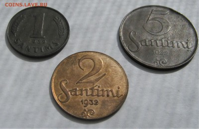 ЛАТВИЯ 1,2,5 сантимов 1939,1932,1922. 31.05.2019 - 017.JPG