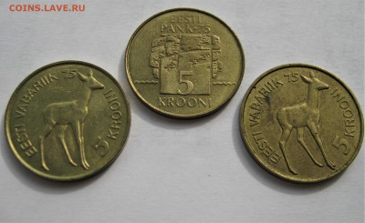 ЭСТОНИЯ 9 монет(5,10,20,50 сентов, 1,5 крон)1991-2008. 31.05 - 048.JPG