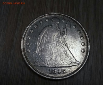 1 доллар 1846 год, перевёрнутый, есть вопрос. - P90525-180501(1)