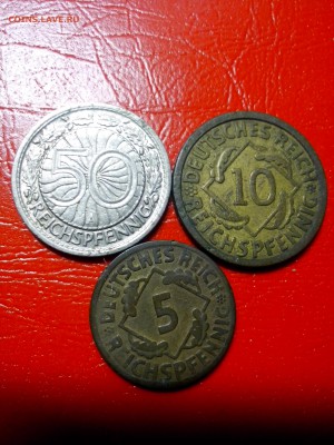 5,10,50. рейхспфенингов 1924-31.Германия до 22.00 29.05.2019 - IMG_20190525_191623[1]