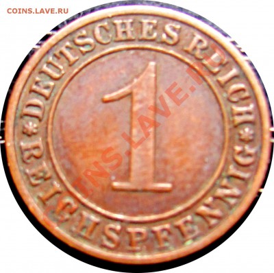 A97 Германия 1 пфенниг 1934A до 03.07 в 22°° - A97 1 1934A_1