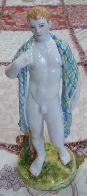 Статуэтка. Майолика. Купальщик. - IMG_20190525_175416