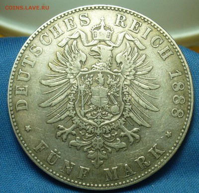 5 марок 1888 Гамбург С 200 руб До 29.05.19 в 22.00 МСК - P1510500.JPG