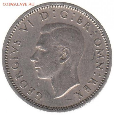 Англия 6 пенсов 1951 до 31.05 в 22.00 по мск - 52-2