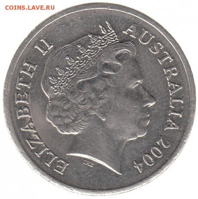 Австралия 20 центов 2004 до 31.05 в 22.00 по мск - 79-2