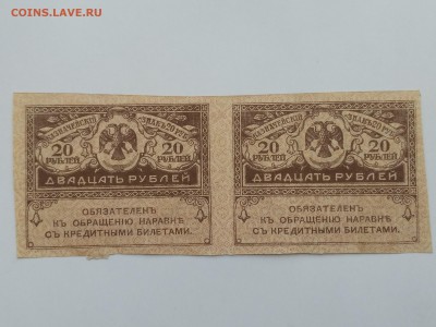 РОССИЯ,20 рублей 1917г(сцепка из 2-х штук)до 28.05.2019г - IMG_20190523_122037