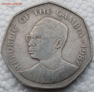 Гамбия 1 даласи 1987 до 30.05.19 - 18