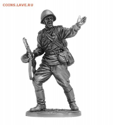 Гвардии рядовой Красной Армии, 1943-45 гг. СССР (олово) 26 - 26 - Гвардии рядовой Красной Армии, 1943-45 гг. СССР (олово) WW2-26