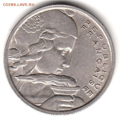 Франция 100 франков 1955 до 31.05 в 22.00 по мск - 161
